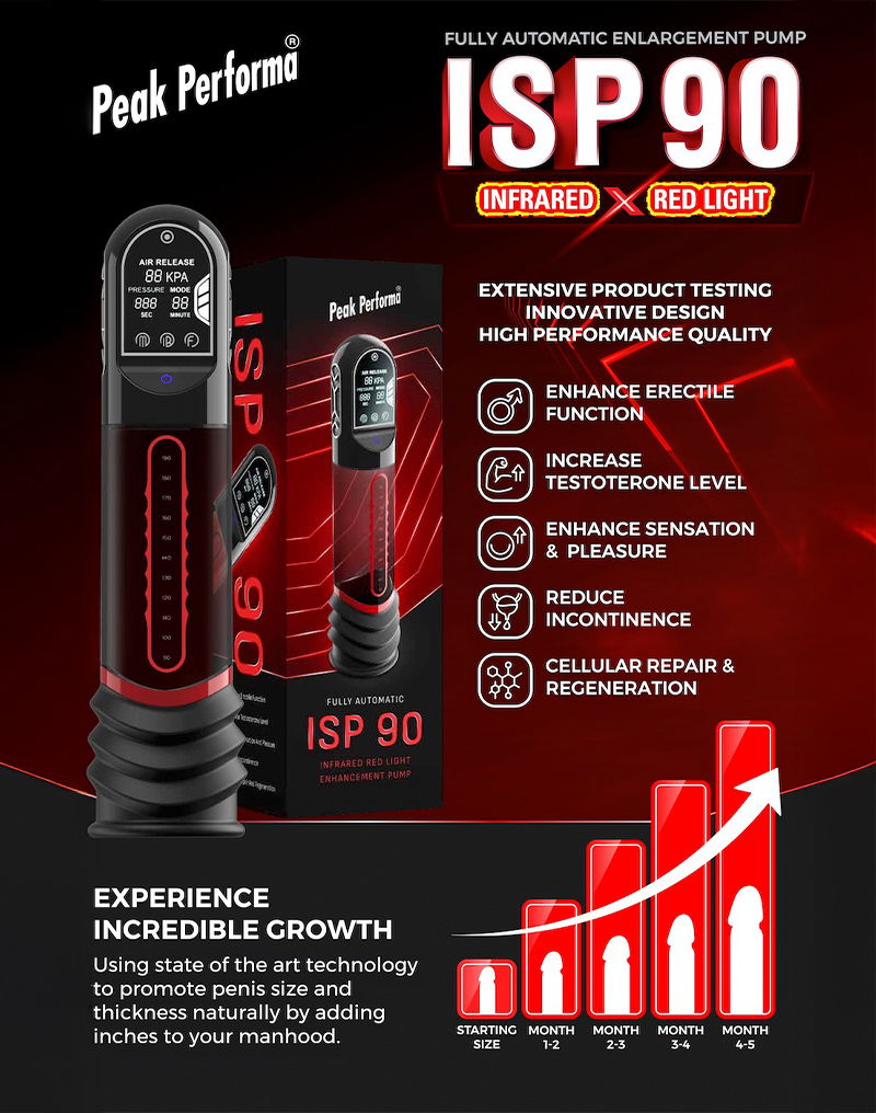2: Peak Performa - ISP 90 - Infrarood licht Penispomp 2: Peak Performa - ISP 90 - Infrarood licht Penispomp