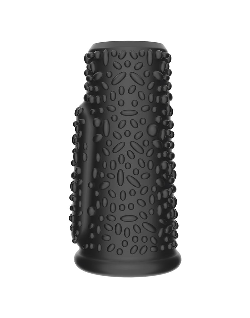 LoveToy – Drip Knights Ring – Vibrerende Penis Sleeve (Ø 3,7 cm) – Zwart