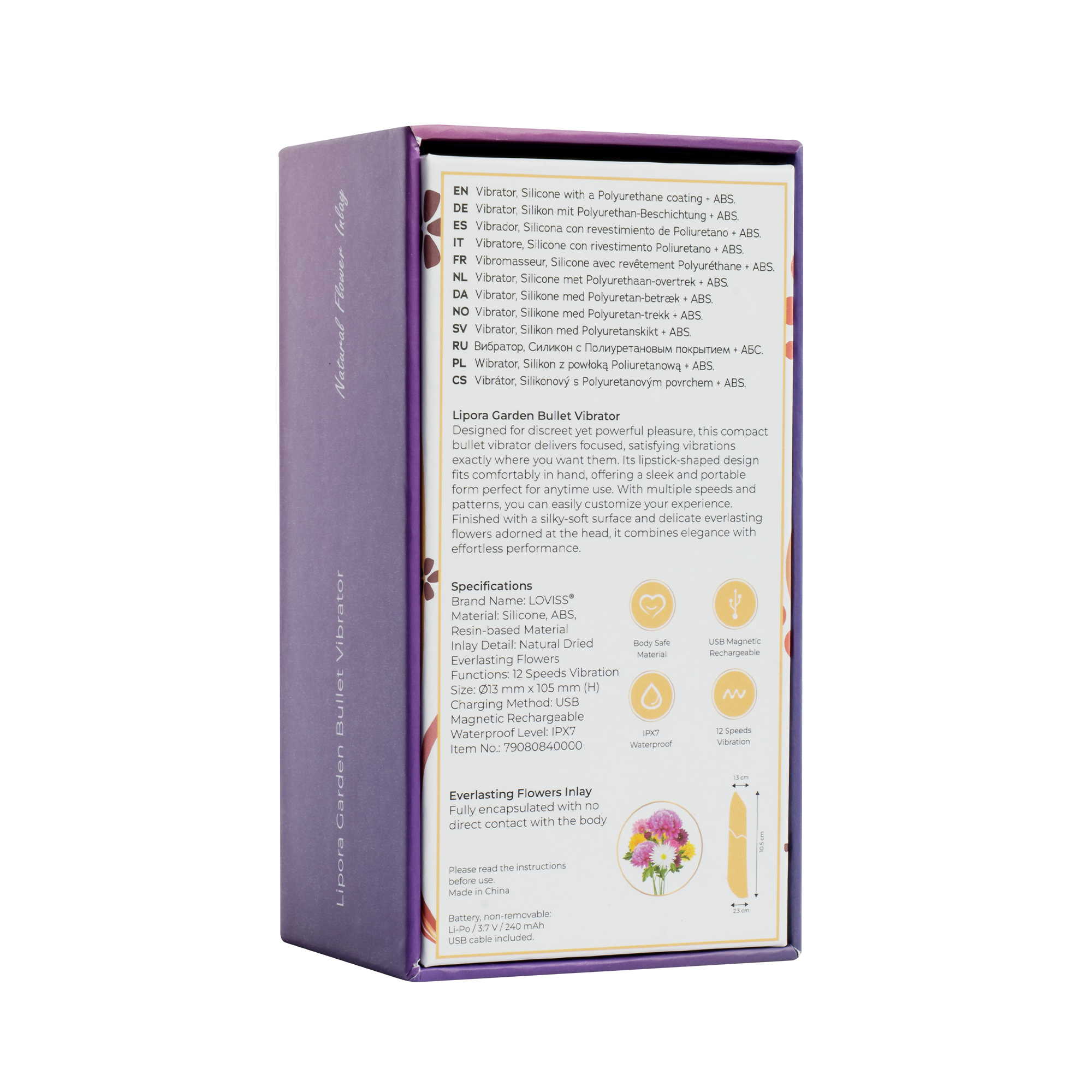 LOVISS – Lipora – Garden Bullet-vibrator – Paars