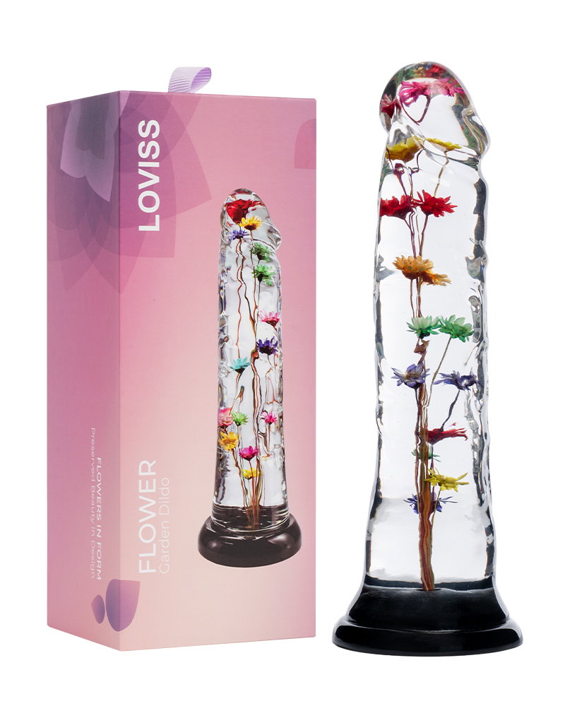 LOVISS – Helichrysum – Garden Flower Dildo Texture – Transparant