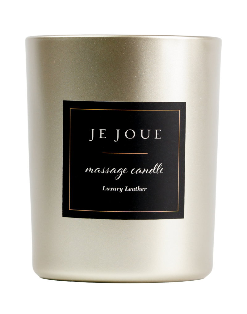 Je Joue – Massagekaars – Luxury Leather – 160 g – Goud